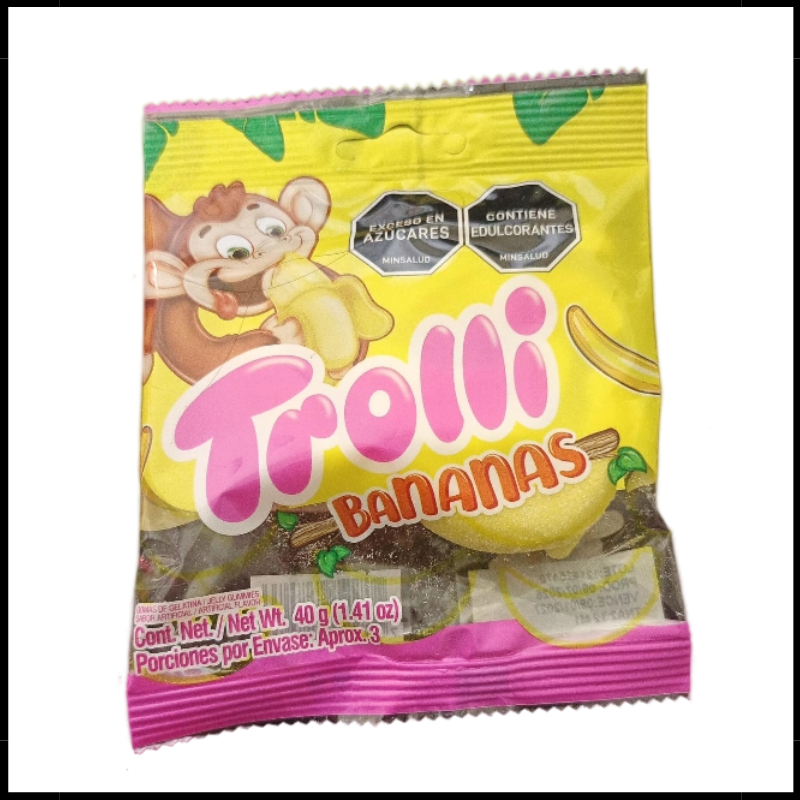 Gomas Trolli Banana 40gr