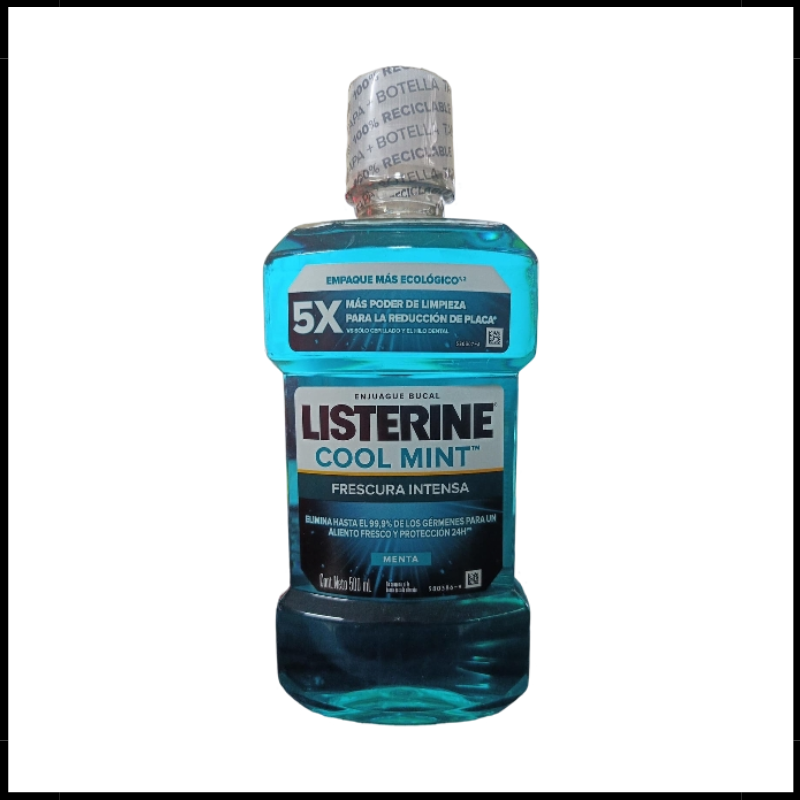Listerine Cool Mint con Alcohol Tradicional 500ml