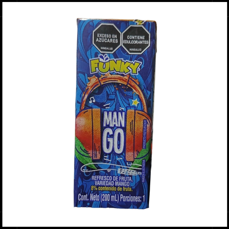 Refresco Funky Tetrapack 200ml Mango