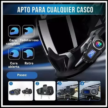 Intercomunicador Q58-max Bluetooth Casco