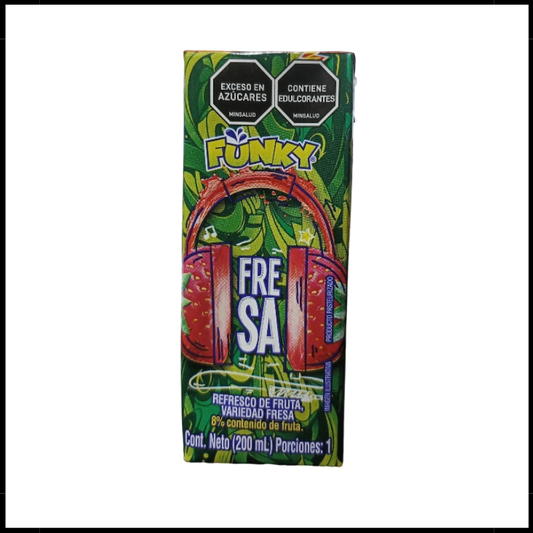 Refresco Funky Tetrapack 200ml Fresa
